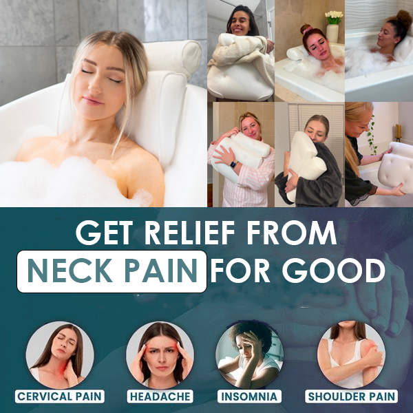 Bath Pillow By LuxeBath - Neck And Back Pain Fix