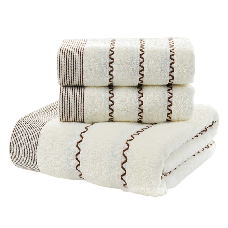 Cotton Plush Towel Set by LUXEBATH™