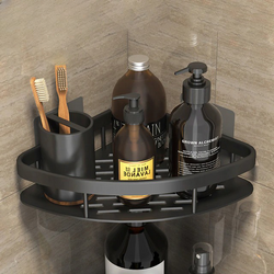 No-Drill Corner Shower Shelf By LuxeBath™