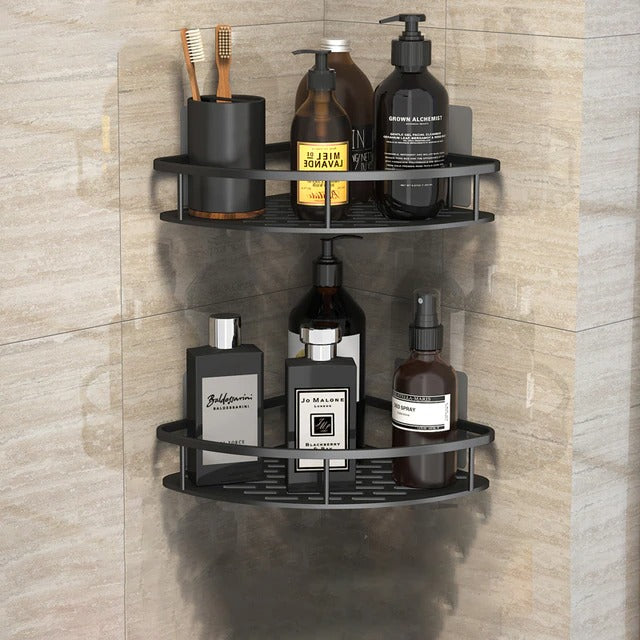 No-Drill Corner Shower Shelf By LuxeBath™