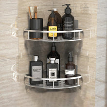 Cargar imagen en el visor de la galería, Estante de ducha esquinero sin taladro de LuxeBath™
