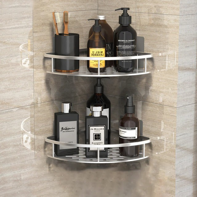 No-Drill Corner Shower Shelf By LuxeBath™ – LuxeBath.co