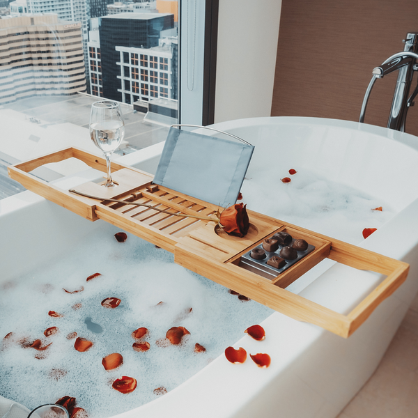 Puente de baño de bambú de LuxeBath™ 