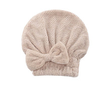 Cargar imagen en el visor de la galería, Gorro de microfibra con lazo para el pelo de LuxeBath™
