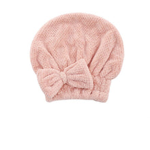 Cargar imagen en el visor de la galería, Gorro de microfibra con lazo para el pelo de LuxeBath™
