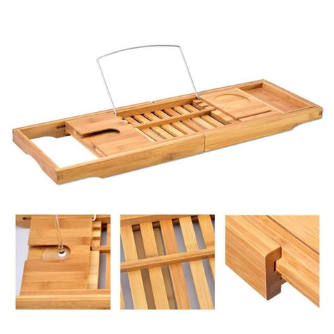 Bath Caddy Tray By LuxeBath™ | Bamboo